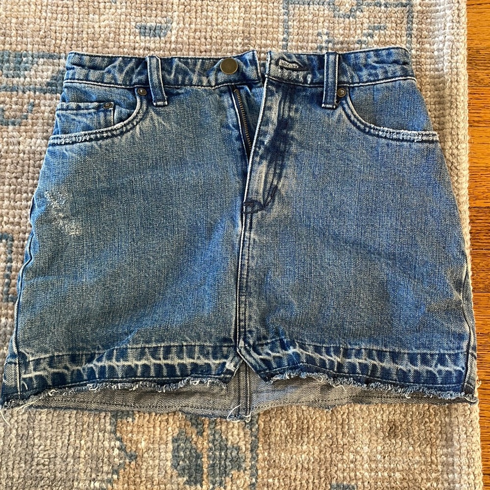 Free people denim skirt